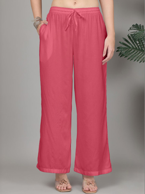 GRACIT Women Flared Knitted Ethnic Palazzos