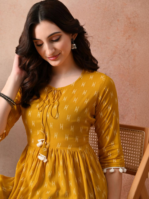 Anouk Mirage Printed Empire Kurti