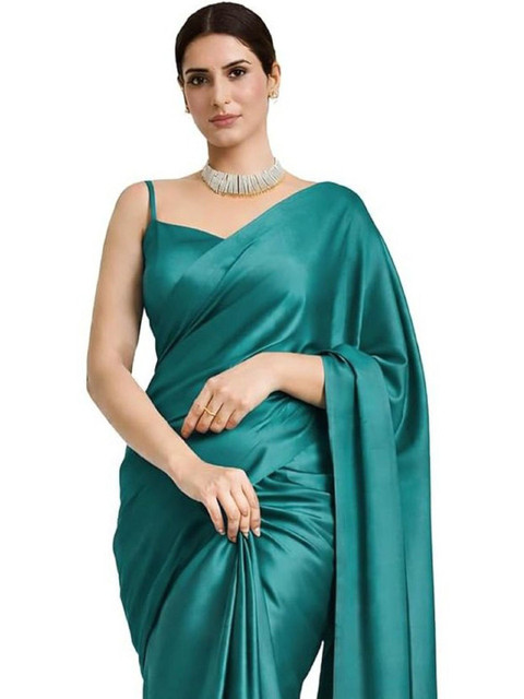 SATAZ Women Satin Ready to Wear Saree