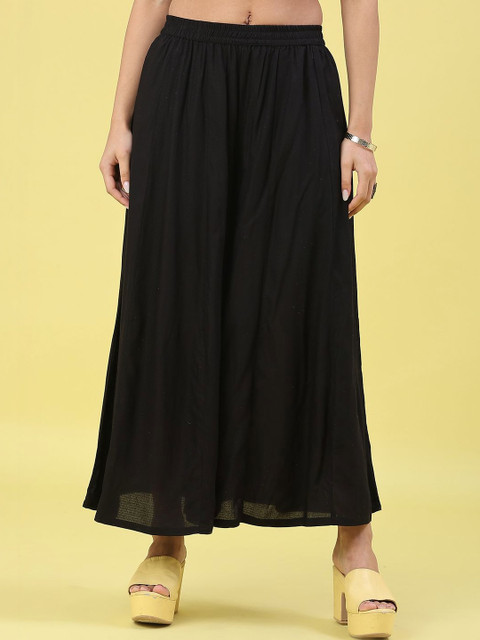 LIMEROAD Women Flared Ethnic Palazzos