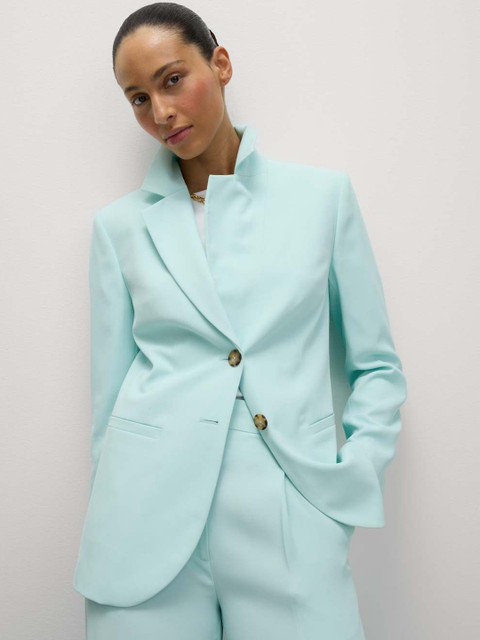 Marks & Spencer Notched Lapel Single-Breasted Blazers