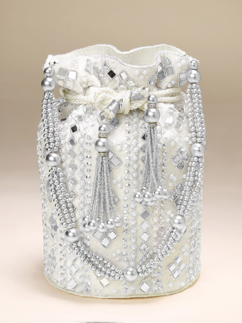 Peora Embellished Potli Clutch