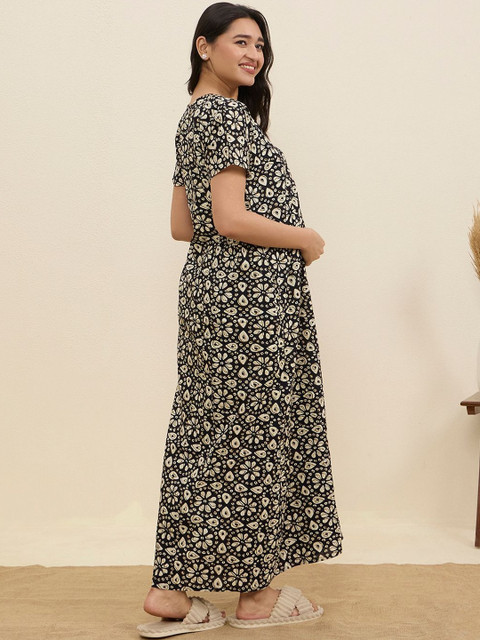 MomToBe Printed Maxi Nightdress - Image 6