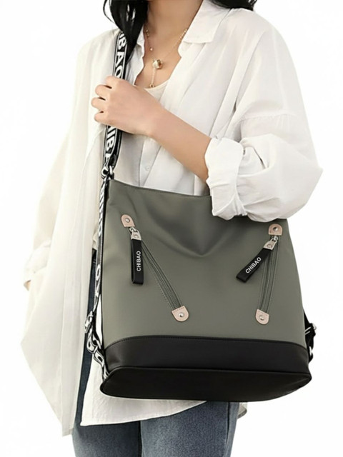 AARVI DECOR STUDIO Nylon Unisex With Non-Detachable Sling Strap Shoulder Bag And Backpack