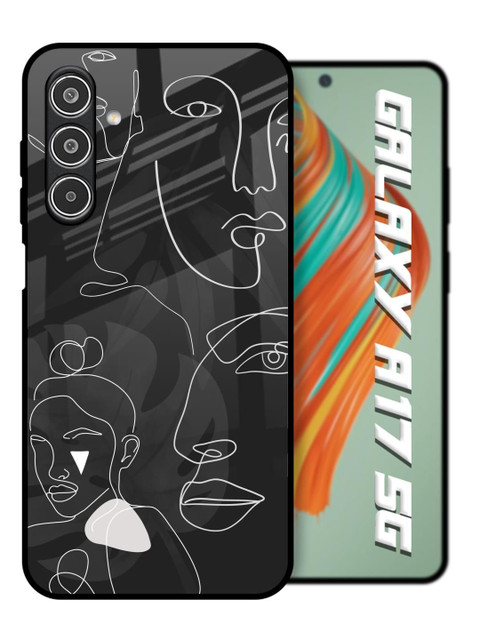 QRIOH Abstract Printed Samsung Galaxy A17 5G Back Case Mobile Accessories