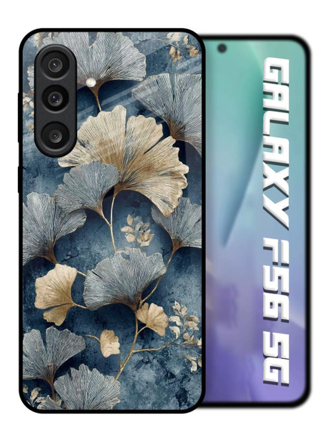 QRIOH Floral Printed Samsung Galaxy F56 5G Back Case Mobile Accessories