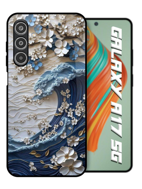 QRIOH Floral Printed Samsung Galaxy A17 5G Back Case Mobile Accessories