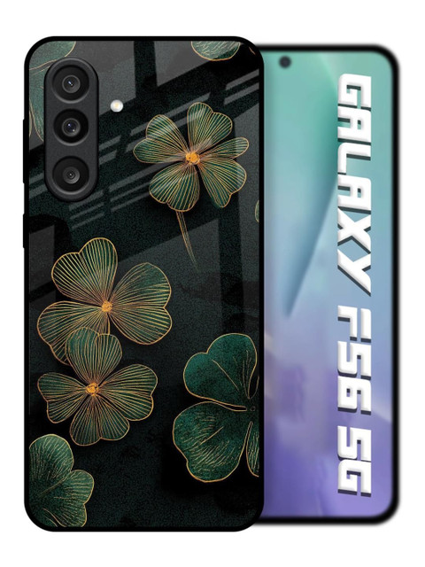 QRIOH Floral Printed Samsung Galaxy F56 5G Back Case Mobile Accessories