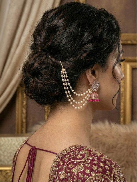 MEIRA JEWELLERY Dome Shaped Jhumkas Earrings - Image 5