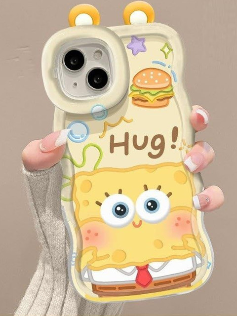 CASE CREATION Cartoon Characters Printed iPhone 15 Back Case Mobile Accessories