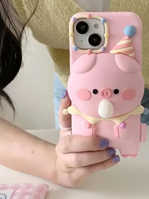 CASE CREATION Cartoon Characters Printed iPhone 13 Back Case Mobile Accessories