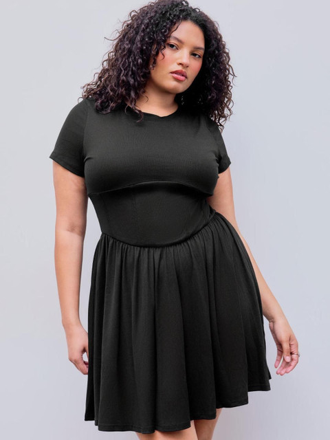 Sztori Fit & Flare Mini Dress