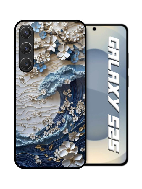 QRIOH Floral Printed Samsung Galaxy S25 5G Back Case Mobile Accessories