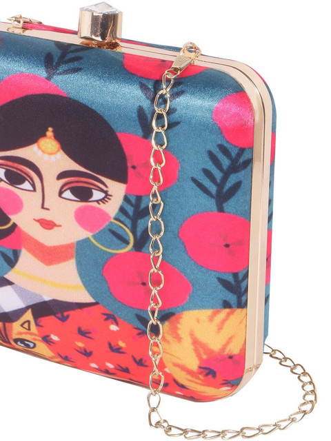 VRPS Handicrafts Printed Box Clutch - Image 5