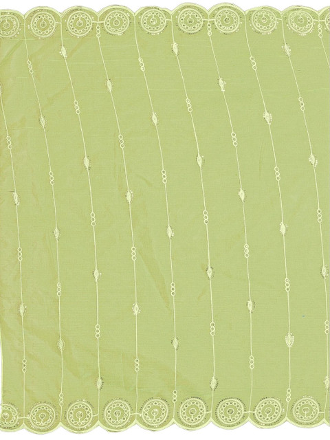 SEKMANY Embroidered Organza Ikat Dupatta with Sequinned - Image 4