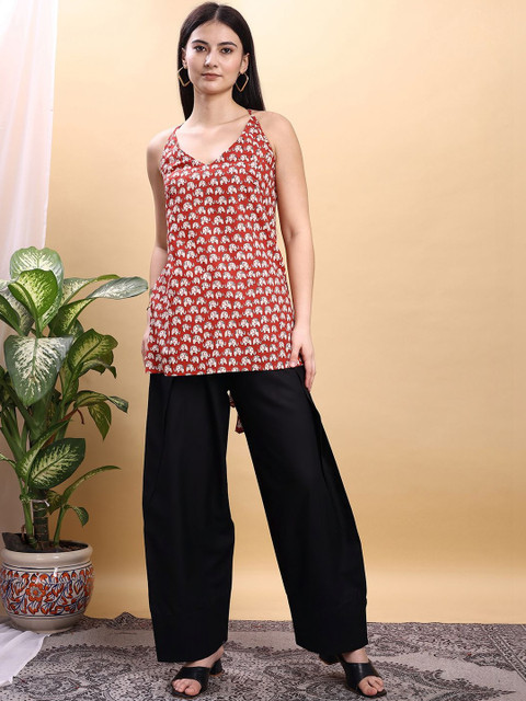 Tikhi Imli Women Straight Fit Viscose Rayon Salwar