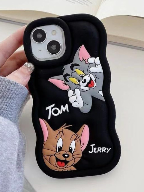 CASE CREATION Cartoon Characters Printed iPhone 13 Back Case Mobile Accessories