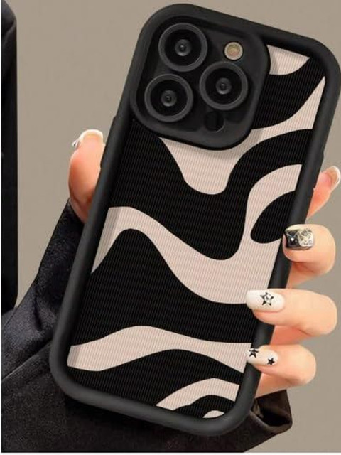 CASE CREATION Abstract Printed iPhone 13 Pro Max Back Case Mobile Accessories