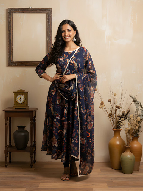 VISOKA Women Georgette Kurta