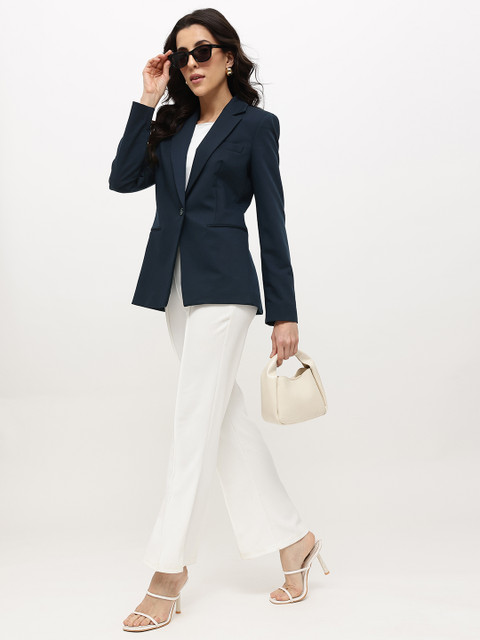 MANGO Notched Lapel Single Breasted Blazer - Image 6