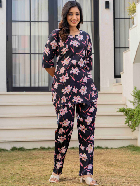 UrbanRang Printed Tunic With Trousers Co-Ords - Image 7