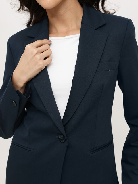 MANGO Notched Lapel Single Breasted Blazer - Image 2