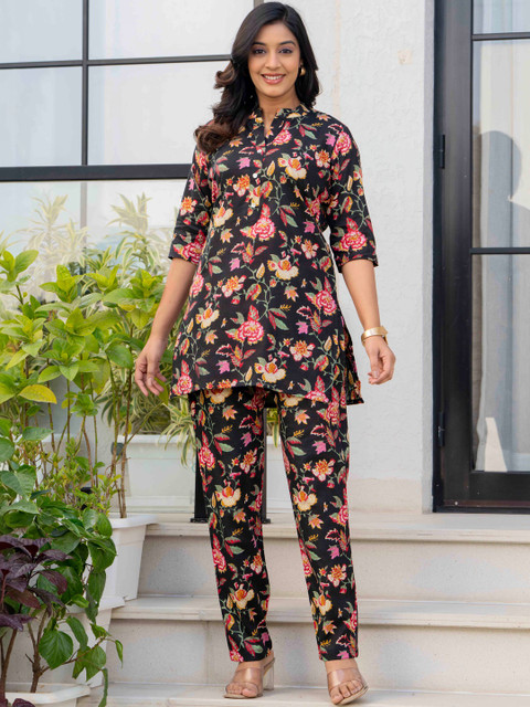UrbanRang Printed Tunic With Trousers Co-Ords - Image 6