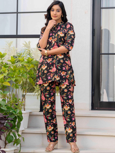 UrbanRang Printed Tunic With Trousers Co-Ords - Image 5
