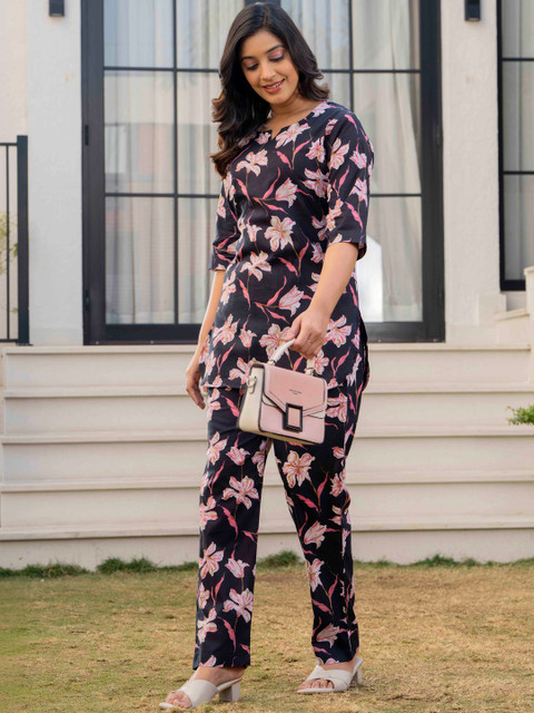 UrbanRang Printed Tunic With Trousers Co-Ords - Image 6