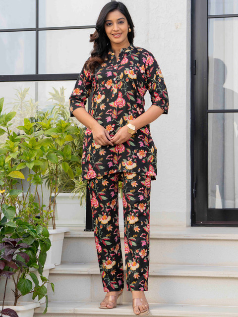 UrbanRang Printed Tunic With Trousers Co-Ords - Image 3