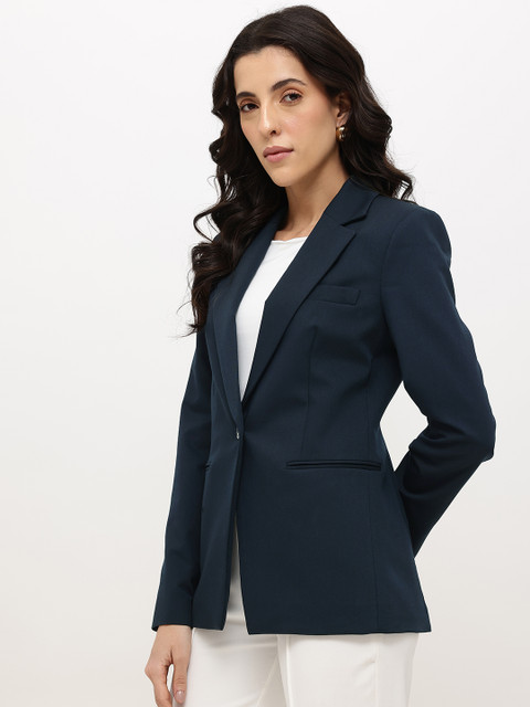 MANGO Notched Lapel Single Breasted Blazer - Image 4