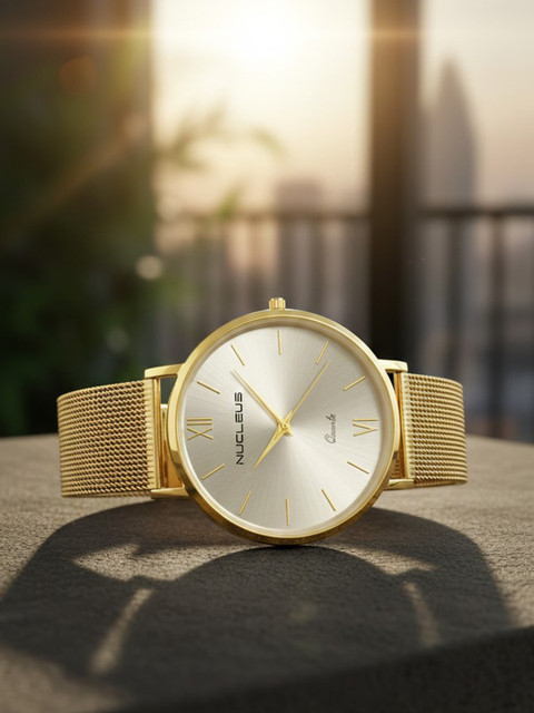 Nucleus Unisex Dial & Stainless Steel Bracelet Style Straps Analogue Watch LGSGi - Image 3