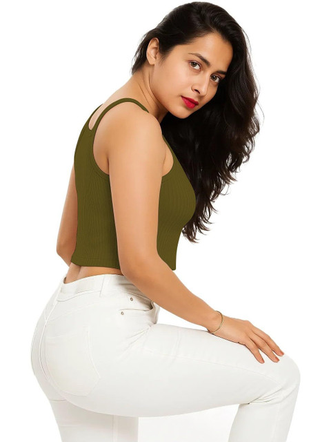 JOVO Cotton Tank Crop Top