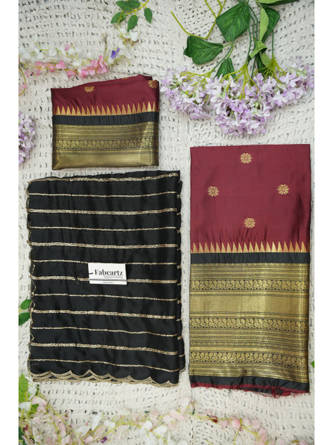 Pink Bindi Embellished Semi-Stitched Lehenga & Blouse With Dupatta - Image 2