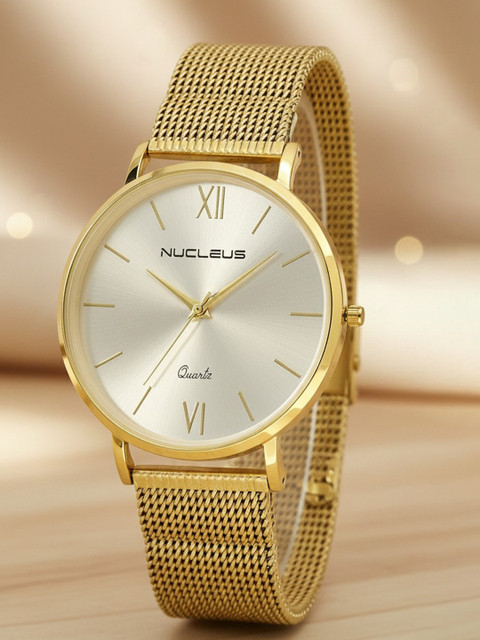 Nucleus Unisex Dial & Stainless Steel Bracelet Style Straps Analogue Watch LGSGi - Image 4