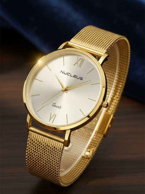 Nucleus Unisex Dial & Stainless Steel Bracelet Style Straps Analogue Watch LGSGi - Image 2