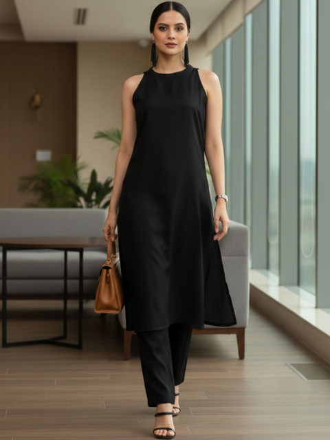Varanga Women Halter Neck Kurta