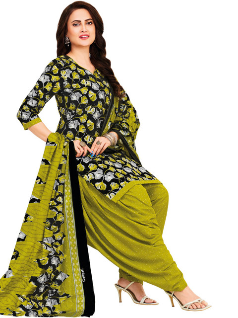 shree jeenmata collection Printed Pure Cotton Unstitched Dress Material