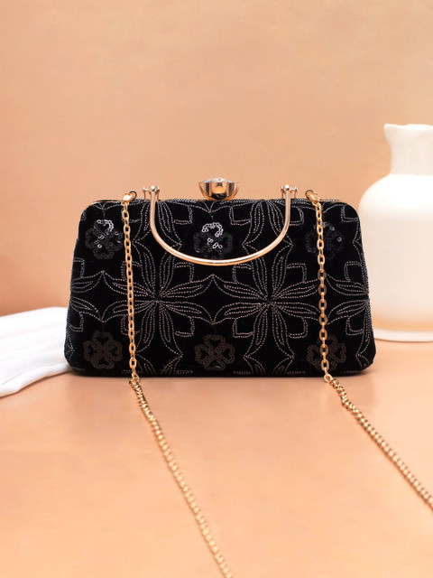 ARTKLIM Embroidered Box Clutch