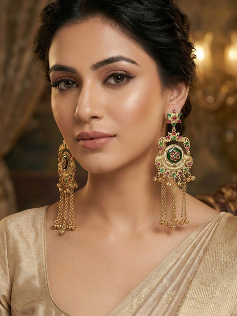 MEIRA JEWELLERY Floral Drop Earrings