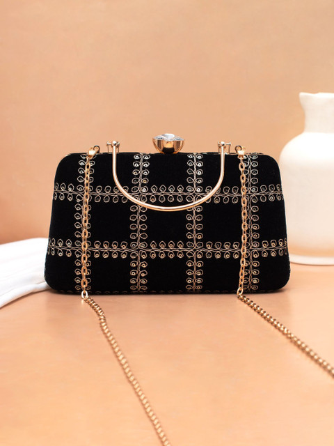 ARTKLIM Embroidered Box Clutch