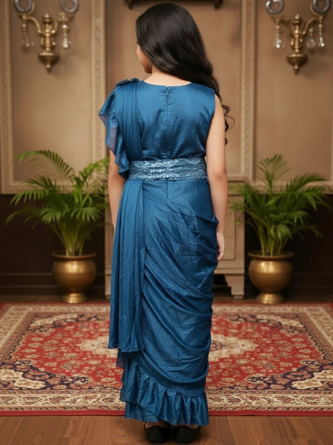 Sangria Girls Ready To Wear Sarees - Image 3