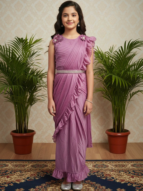 BAESD Embroidered Net Saree