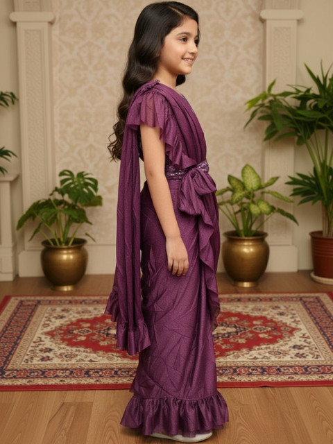 Aarika Sequinned Net Saree