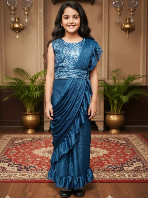 Sangria Girls Ready To Wear Sarees