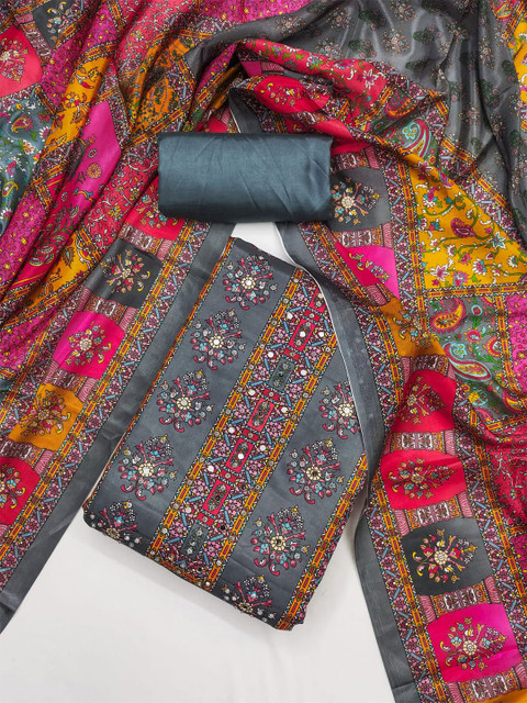 Attigo Printed Unstitched Dress Material