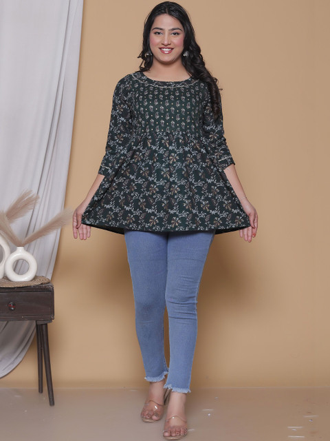 Moda Rapido Floral Print Top