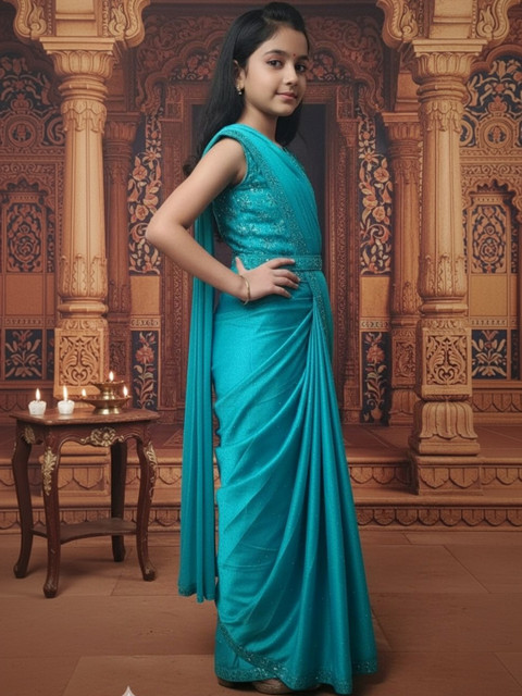 Sangria Embroidered Sarees