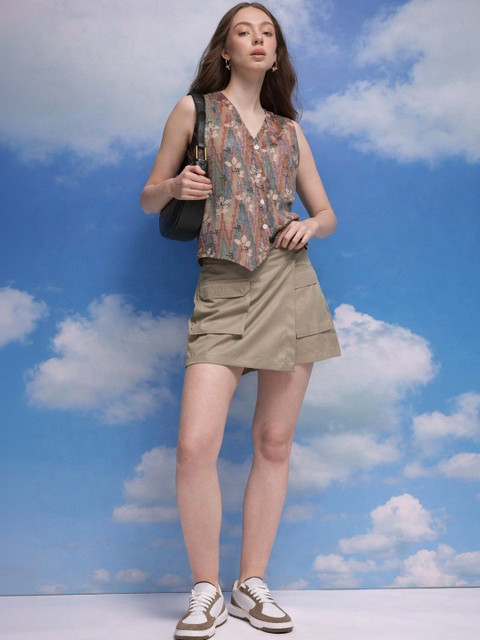 AVNISA ENTERPRISE Floral Print Cotton Blend Top - Image 6