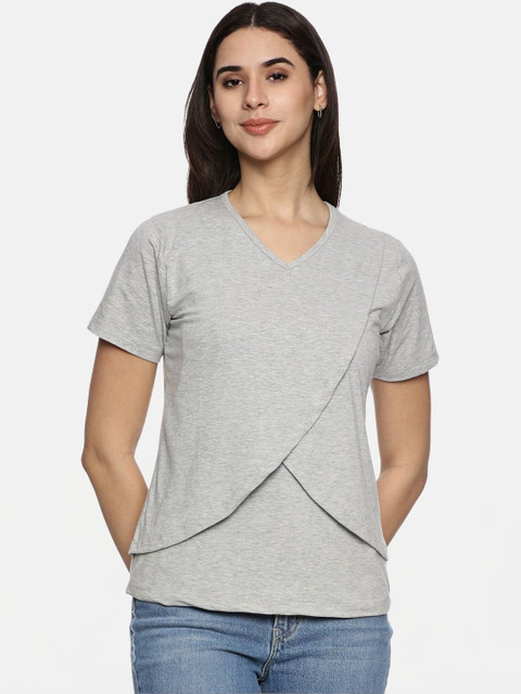 KIKWIT Women V-Neck T-shirt